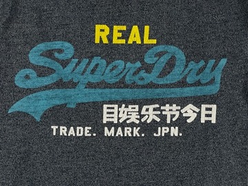 Superdry T-Shirt Koszulka Męska Unikat Logo M L
