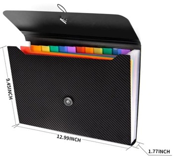 Складная папка для документов с 13 отделениями, портфель