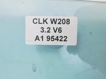 MERCEDES CLK W208 3,2 V6 SKLO (OKNO) DVEŘE PRAVÝCH