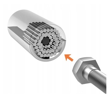 ТОРЦЕВОЙ КЛЮЧ УНИВЕРСАЛЬНЫЙ 7–19 мм 1/4 3/4