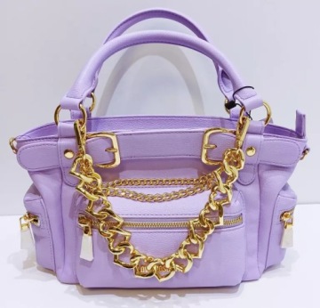 ФИОЛЕТОВАЯ СУМОЧКА LOVE MOSCHINO МОДЕЛЬ JC4288PP0GKT0651