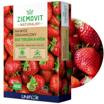 NAWÓZ ORGANICZNY DO TRUSKAWEK 100% EKO BUJNE OWOCOWANIE 1KG ZIEMOVIT