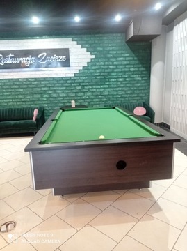 STÓŁ BILARDOWY Wiktor 6FT model żetonowy z akcesoriami - Polski Producent