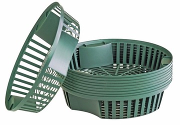 НАБОР 10x КОРЗИНА КРЫШКА ДЛЯ ПОСАДКИ ЛУКОВИЧНЫХ ЦВЕТОВ 215мм