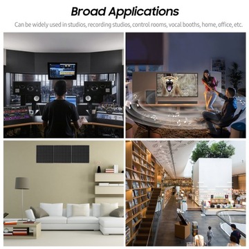 12 шт. в упаковке Studio Foams Звукопоглощающая изоляция