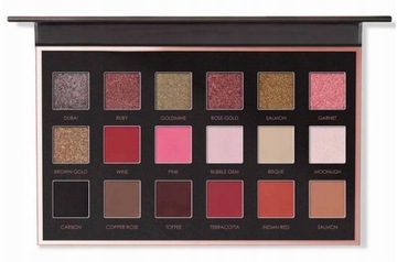 ПАЛИТРА ДЛЯ МАКИЯЖА ГЛАЗ ВОДОНЕПРОНИЦАЕМОЕ ЗЕРКАЛО НЮДОВЫЙ 18 ЦВЕТОВ НОЧНЫЕ ТЕНИ