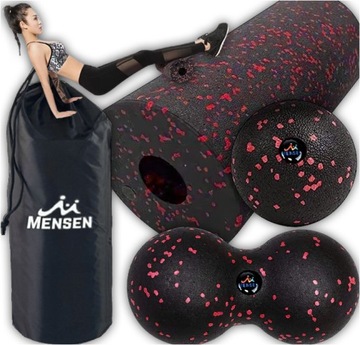 ZESTAW EPP ROLLER WAŁEK DO MASAŻU DUOBALL PIŁKA + DOUBLE DO MASAŻU + TORBA