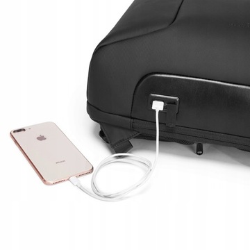 Antykradzieżowy PLECAK miejski BANGE na LAPTOPA 15,6 USB