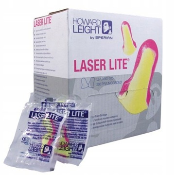 Zatyczki Stopery do uszu LaserLite 200par Kartonik