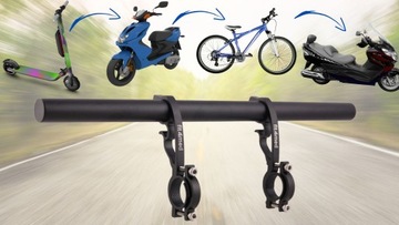 Адаптер для удлинителя руля, удлинитель держателя велосипеда, универсальный, 40 см.