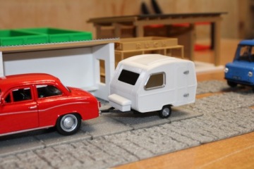 Прицеп Невядов n126, модель Diorama в масштабе 1:43