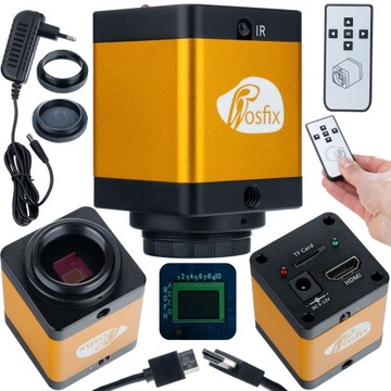 KAMERA DO MIKROSKOPU STEREOSKOPOWEGO CYFROWEGO CMOUNT CMOS 12MP ROSIFX HDMI