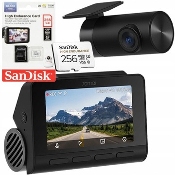 70mai Kamera samochodowa A810 + tylna RC12 + 256GB