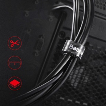КАБЕЛЬНЫЙ ОРГАНАЙЗЕР BASEUS VELCRO ЛЕНТА 3 М ПРОЧНАЯ