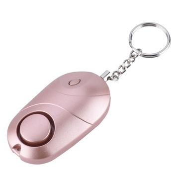 GŁOŚNY MINI ALARM OSOBISTY 130dB LED BRELOK