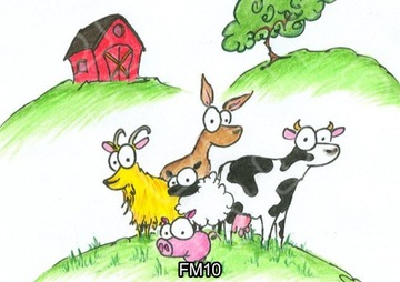 FARMA Фермерский торт Украшение для вафельного торта Сахарный принт А4