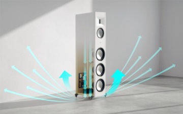 MARTIN LOGAN Motion Reimagined XT F100 WALNUT FLOOR COLUMNS