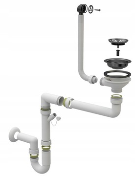 ЧЕРНЫЙ НАСТЕННЫЙ СИФОН, ЗА ГРАНИТНУЮ МОЙКУ ДОПОЛНИТЕЛЬНАЯ ПЛАТА