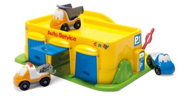 Dantoy Auto serwis z 3 autami Tiny FunCars