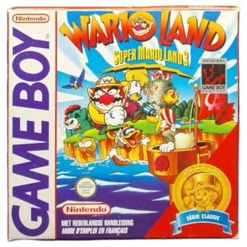WARIO LAND SUPER MARIO LAND 3 Game Boy Classic