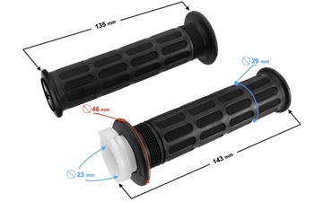 MORETTI Резиновые переключатели на руле Скутер Мотоцикл