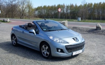 Peugeot 207 CC 1.6 VTi 120KM 2010 Peugeot 207 CC 1.6 120KM Kabriolet Zarejestrowany Klima Grzane fotele 1.6, zdjęcie 10