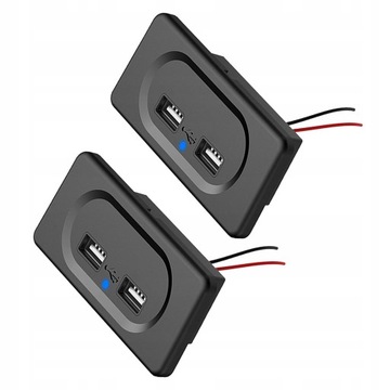 2 комплекта быстрого зарядного устройства с двумя USB-панелями