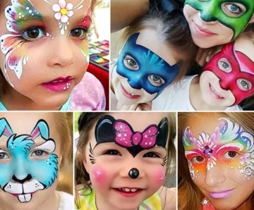 НАБОР КРАСОК ДЛЯ ЛИЦА ТЕЛО ДЛЯ ДЕТЕЙ