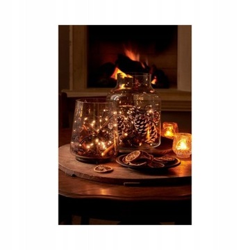 1000 светодиодных ламп, холодный белый, для внутреннего/наружного применения, 2250 см.