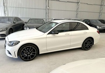 Mercedes Klasa C W205 Kabriolet Facelifting 1.5 200 184KM 2018 Mercedes-Benz Klasa C 4X4 C 200 184 KM 2018r Bogaty Warszawa 1.5