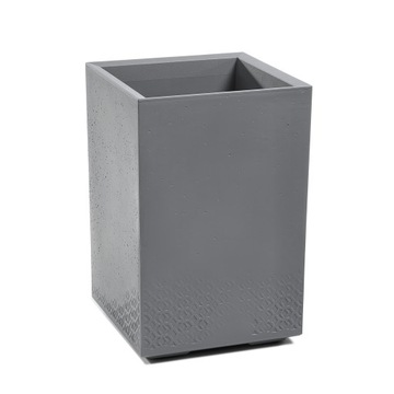 ЦВЕТОЧНЫЙ ГОРШОК ЦВЕТОЧНЫЙ ГОРШОК ЧАШКА ВЫСОКАЯ KARO СЕРЫЙ БЕТОН 40x40x60см