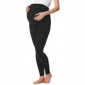 Be mammy Legginsy ciążowe bawełniane długie BE20-230 4XL