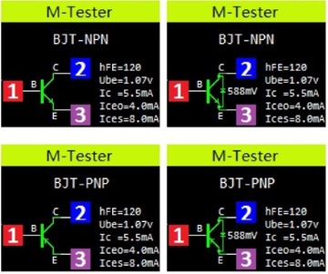 LCR-T1 RLC измерительный прибор для проверки транзисторов