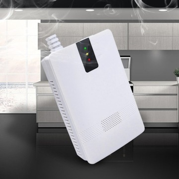 Сигнализация утечки газа с индикаторной лампой Голосовой датчик ABS для