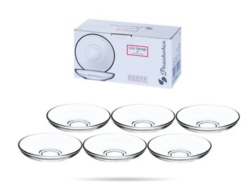 6 x Spodek szklany Uskudar 10,2 cm PASABAHCE