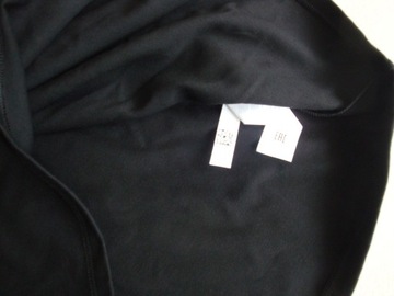TEZENIS czarna sukienka dresowa dzianinowa minimalizm 40 42