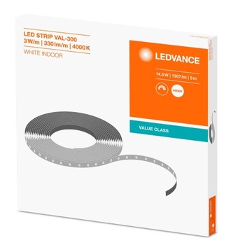 PASEK TAŚMA LED 14,5W 300LED 24V 4000K 5M LEDVANCE