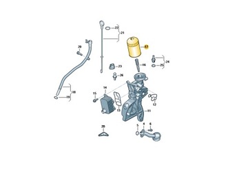 AUDI OE 06E 115 562 C FILTR OLEJE