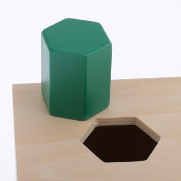 Игрушки Монтессори для детей, дошкольное образование, зеленый кубик