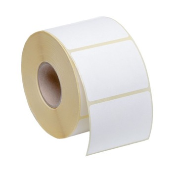 Etykiety termiczne białe 50x30 mm 2000 szt samoprzylepne do drukarek