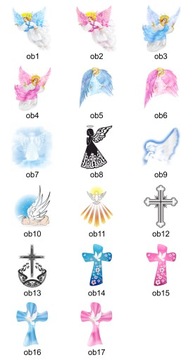 Свеча для Первого Причастия, серебро, принт на капельнице