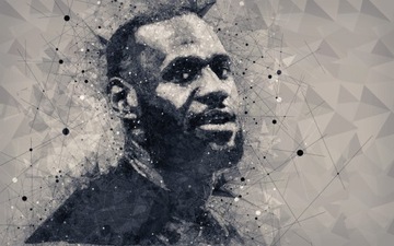 LEBRON JAMES NBA Naklejka - plakat 80 cm K466