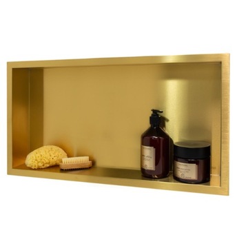 Półka wnękowa BALNEO WALL BOX 60x30x7 ZŁOTA