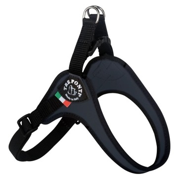 SZELKI dla psa Jack Russell 43-58cm TRE PONTI czarne rozm. 2,5