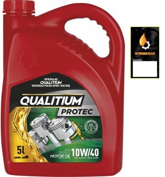 QUALITIUM PROTEC 10W40 5L Olej Półsyntetyczny