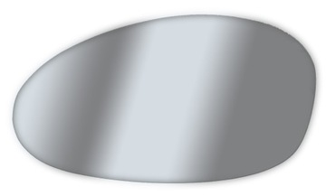 WKŁAD LUSTERKA BMW 1 E81 E82 E87 E88 PŁ+GRZ LEWE