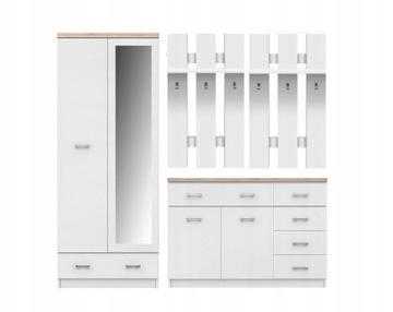 УЗКИЙ ШКАФ ДЛЯ ПРИХОЖЕЙ С ЗЕРКАЛОМ TOP MIX, 60СМ