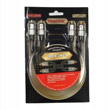 КАБЕЛЬ 2 RCA CINCH PROLINK ЭКСКЛЮЗИВ 1,2 м