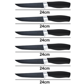 NOŻE KUCHENNE ZESTAW KOMPLET NOŻY W BLOKU STOJAK 15 EL. OBIERACZKA NOŻYCZKI