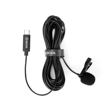 Boya BY-M3 — петличный микрофон с разъемом USB-C